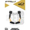 2PCS Handlebar Protectors Windproof Anti-Fall  Lever Guard with Aluminum Stiffener For Motorcycle Scooter Mountain E-Bike Brake