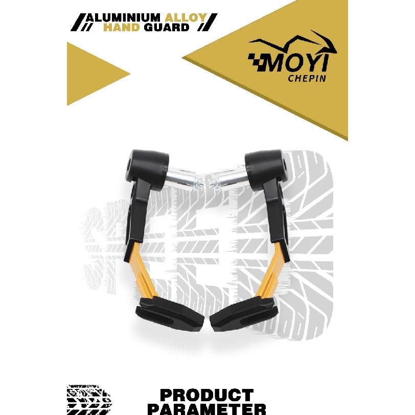 2PCS Handlebar Protectors Windproof Anti-Fall  Lever Guard with Aluminum Stiffener For Motorcycle Scooter Mountain E-Bike Brake