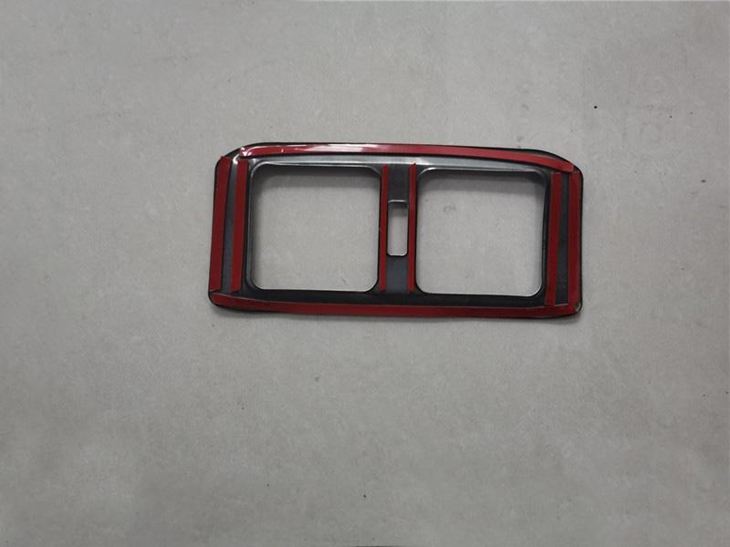 1PC For 2019 2020 Toyota RAV4 RAV 4 MK5 Stainless Steel Rear Air Conditioning Outlet Decoration Cover