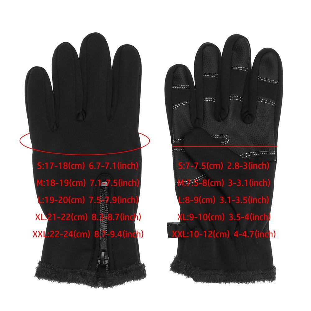 Windproof Driving  Riding Anti-slip Gloves Thermal Glove Winter Warm Gloves Touch Screen Mittens