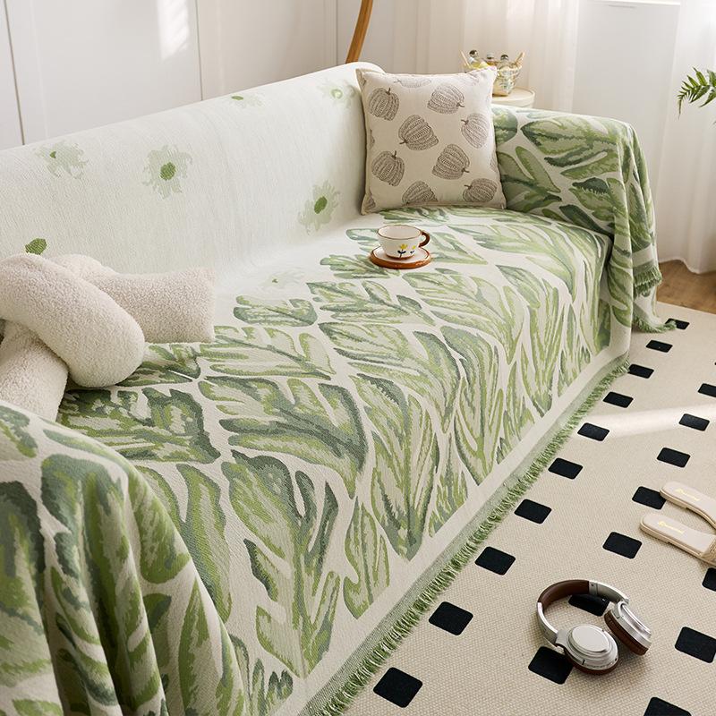 1pcs High Quality Chenille Sofa Cover Four Season Universal Rural Sofa Towel One Piece Fully Covered Sofa Blanket Slip-resistant and Wear-resistant