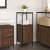 VidaXL Bathroom Furniture with Shelves Brown Oak 36x35x95 Cm, Bathroom Storage Cabinet, Cabinet of 861916