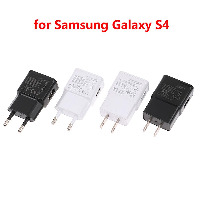 1Pcc For Samsung Galaxy S4 Charging Head 2A Fast Charge Eu Us Type Charger Travel Adapter Usb Cable Charger