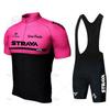 Men Women Cycling Jersey Short Sleeve Mountain Bike Apparel Set Breathable Performance Wear
