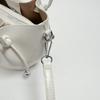 Mini Bucket Handbag for Women Fashionable Drawstring Tote Bag with Adjustable Shoulder Strap Casual Daily Use Bag