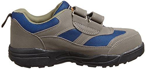 Co-cos Nobuoka Safety Work Shoes, JSAA Certified Professional Sneakers, Magic Type, Algrid A-34000, Gray, Size 22.0cm