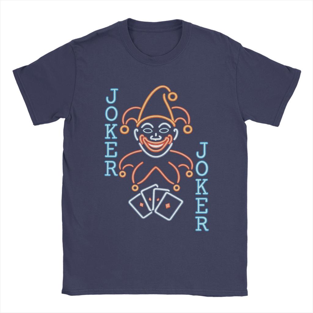 Men's Balatro Game Card Joker Roguelike T Shirts Clown 100% Cotton Clothes Novelty Short Sleeve Crew Neck Tees 4XL 5XL T-Shirts