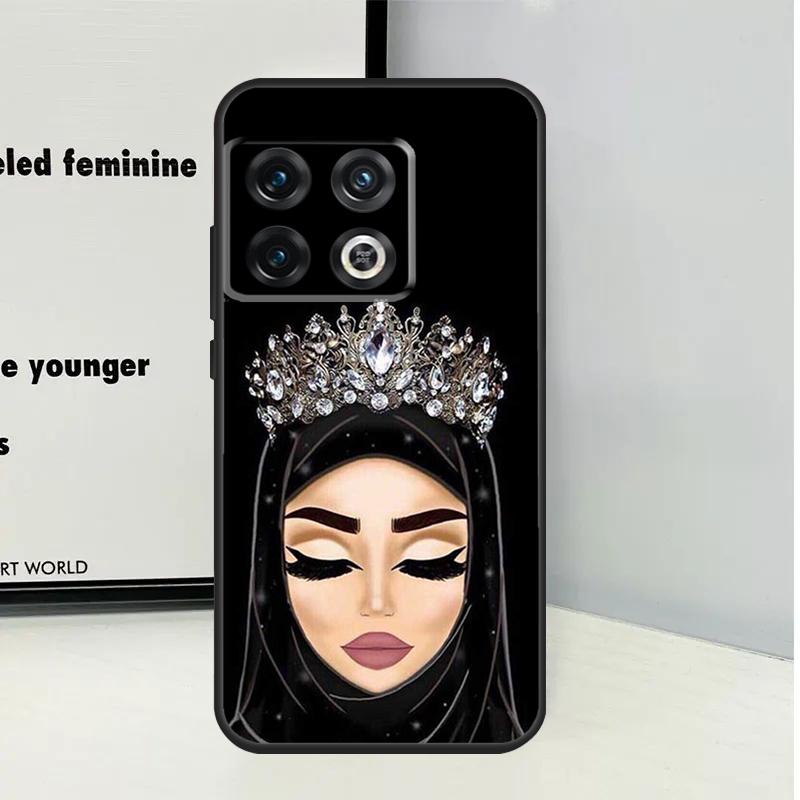 Islamic Arabic Hijab Girl For OnePlus Nord 5 CE 2 3 4 Lite N20 N30 Case For OnePlus 15 13 12 11 10 Pro 10T 13T 13R 15R