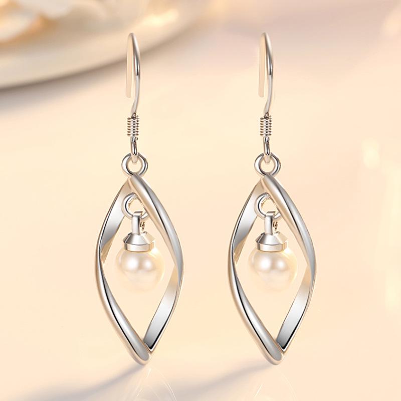 Pearl & Leaf Knot Earrings Collection