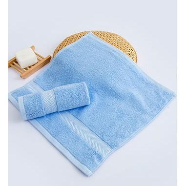 

Square towel 100% pure cotton popular plain square towel soft water absorption non-fading gift 35*35cm 53g синий