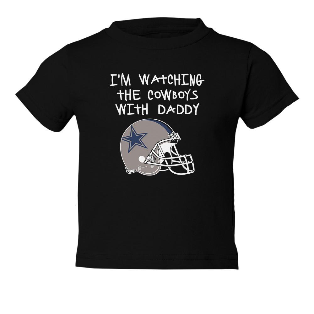 Dallas Cowboys Watching With Daddy Toddler T-Shirt Unisex T-Shirt XXL