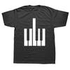 Born Piano Teacher Music Band Keyboard Player Hip Hop Hajaku Mens Clothing Printed T Shirt Short Sleeve Fun T Shirt Tops Y2K