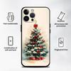 Warm Christmas Style Gift Tree Art Print Phone Case for iPhone 17 16 15 14 13 12 11 Series Pro Max Plus Double Layer Protection