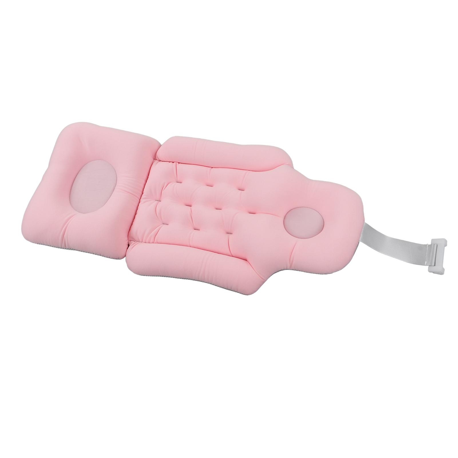 

Adult Full Body Bath Pillow Hd Neck Support Quick Drying High Elasticity Hanging Hole Bathtub Cushion
