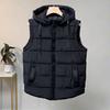 Plus Size L-7XL Menn Varm Vest Hette Ny Casual Høst Vinter Ermeløse Jakker For Menn