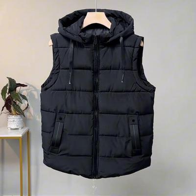Plus Größe L-7XL Männer Warme Weste Mit Kapuze Neue Casual Herbst Winter Ärmellose Jacken Für Männer