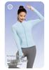 Women's Quick-Dry Sun Protection Yoga Jacket - Breathable, Slimming Fit with Pockets