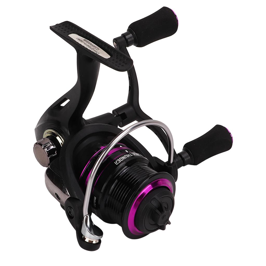 Spinning Reel Metal High Hardness Double Rocker Arm Fishing Reel with Shallow Line Cup for Ice Fishing 2000