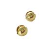 Blogger Fever Versatile Golden Ball Ball Ear Clips Simple Niche Design Advanced Temperament Light Luxury Stud Earrings