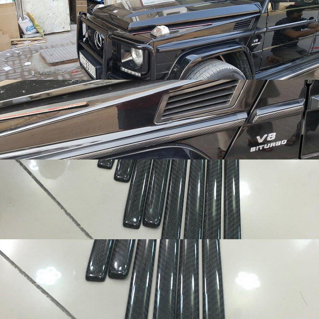 

Carbon fiber moldings (inserts) for Mercedes G class W463 1990-2018