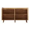 Mobile da cucina, Credenza con 4 ante e ripiani regolabili, Mobile contenitore per sala da pranzo e soggiorno, 140 x 40 x 84 cm