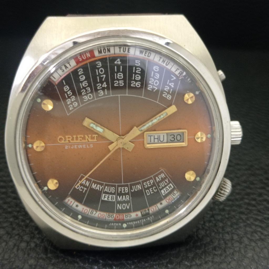 AUTOMATIC VINTAGE ORIENT 100 YEARS JAPAN MENS ORIGINAL DIAL WATCH a703124-1 R213-a703124
