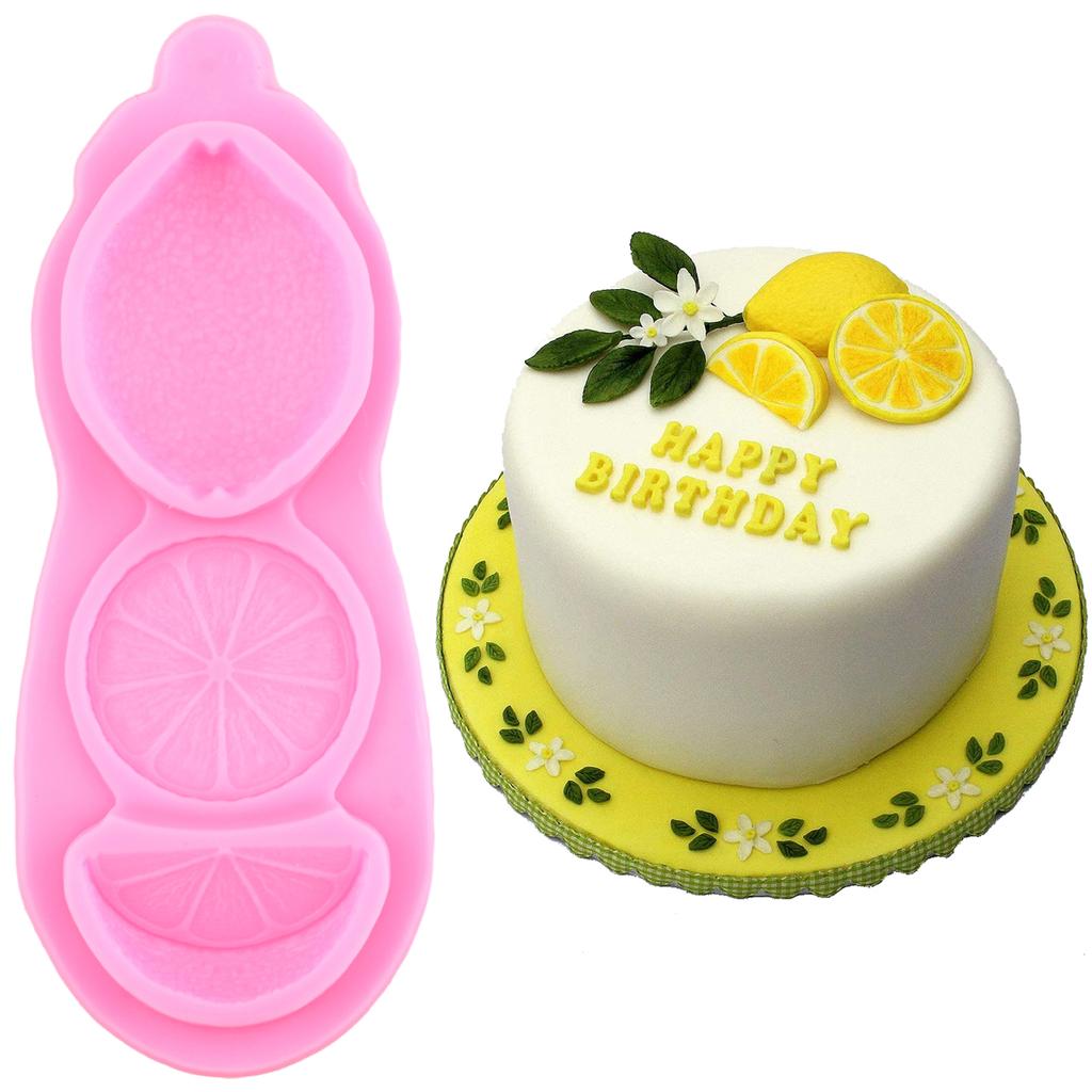 Silikon-Obst-Formen Set – 3D Erdbeere, Zitrone, Ananas & Trauben Für Fondant, Schokolade, Seife & Mehr