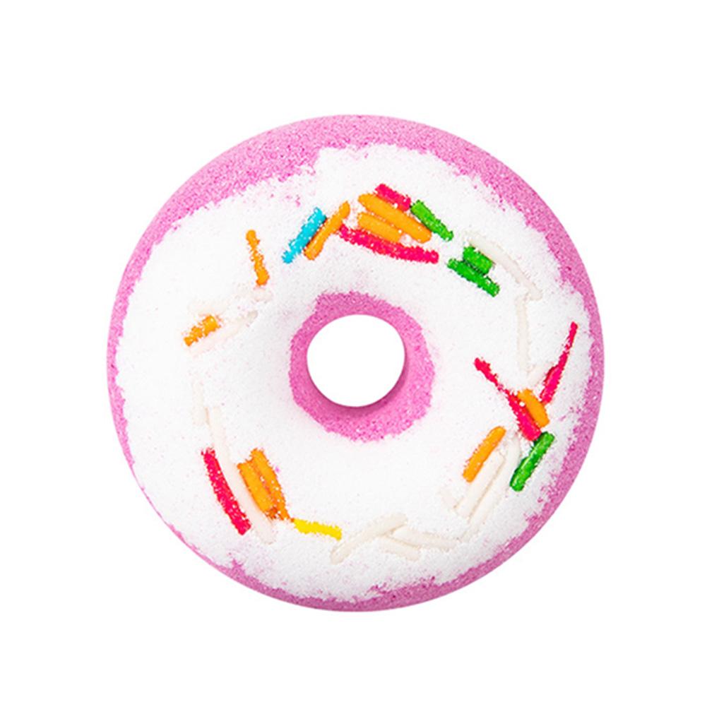 Doughnut Bath Salt Ball Essential Oil Bath Bubble Ball Aromatic Moisturizing Nourishing Skin Care Shower Ball Body Cleansing Self-Care Essential