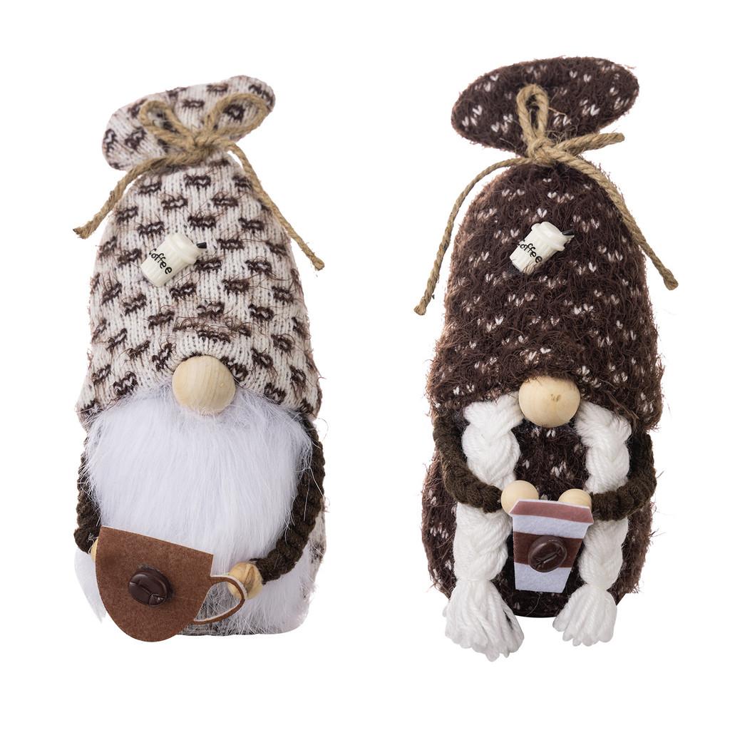 Adorable Swedish Coffee Gnome Plush Doll For Rustic Home Decor And Kitchen Accent