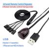 Smart Infrared Remote Control Repeater: Control Multiple Devices with 1 Receiver & 1-4 Transmitters