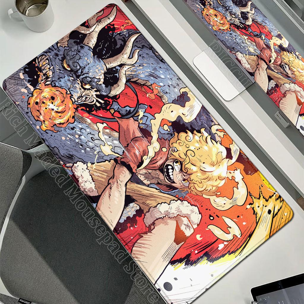 Large Desk Mat XXL Pirate ship Mousepad Anime Mouse Pad One Piece Pc Accessories Gamer Keyboard Xxl Gaming Rubber Extended Mats