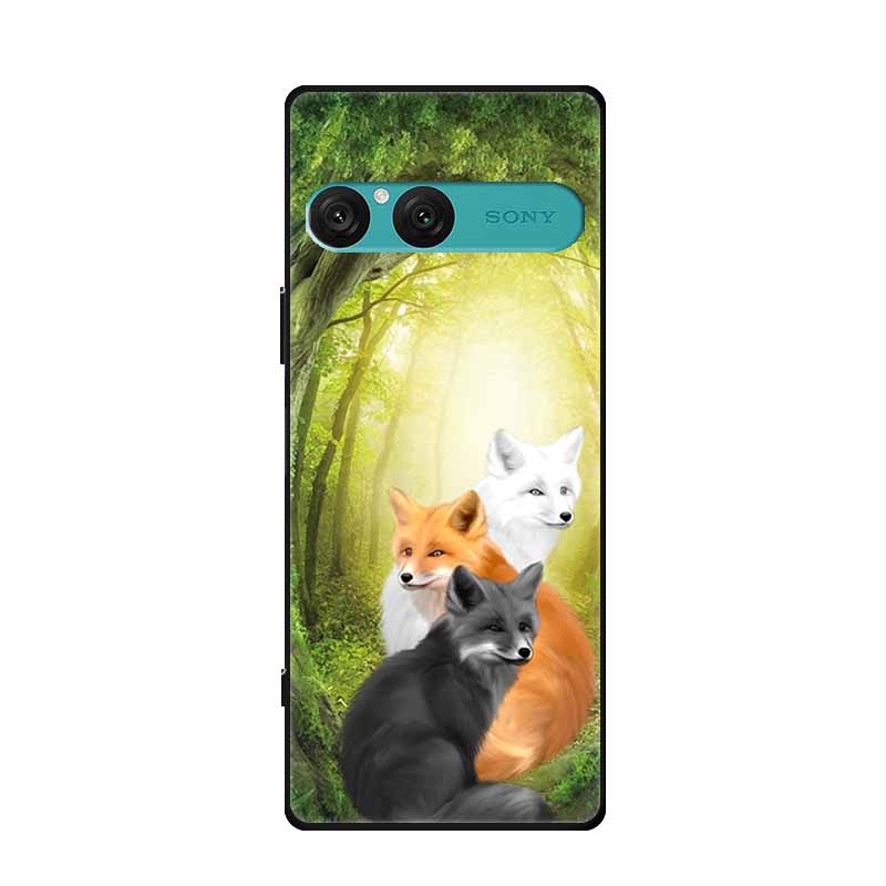 For Sony Xperia 10 VII Case Soft Silicone TPU Back Cover Protective Coque for Xperia10 VII 5G XQ-FE54 XQZ-CBFE Black Phone Cases