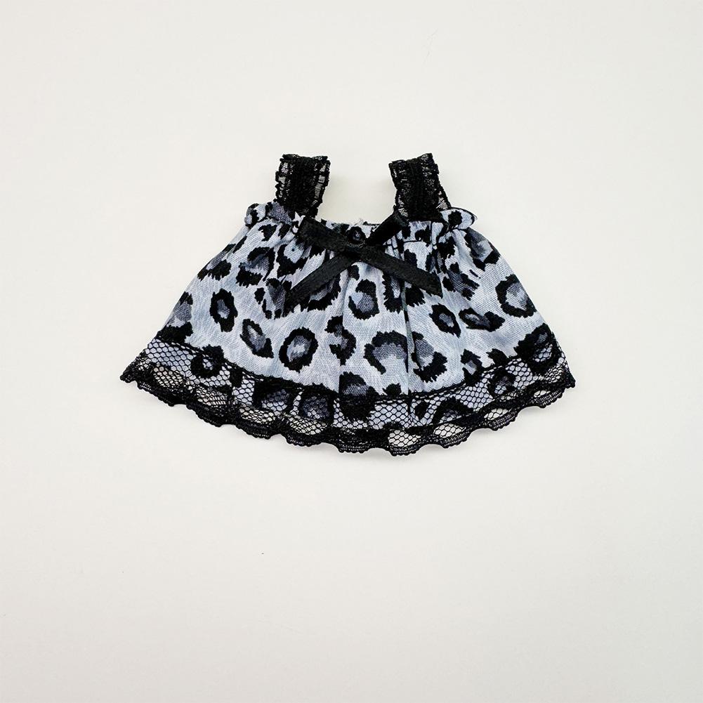 For 17cm Labubu Doll Dress Cute Doll Lovely Clothes Accessories Princess Dress Plush Dolls Clothes