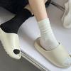 Women Socks Mid-tube Anti-freeze Non-Slip Bottoms Winter Simple Casual Solid Color Sports Socks Daily Wear