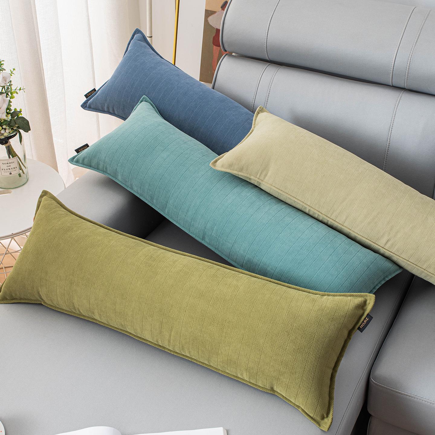 Jmg Clothing Unisex 30X70/30X90/30X120cm Solid Throw Pillow Cover Nordic Minimalist Cushion Cover Decor Home Decorative Pillowcase Large Size