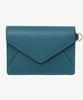 Matt Post Steen Leather Keyring Card Wallet Turquoise Blue