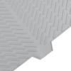 Silicone Dish Drying Mat with Built in Drain Lip Prevent Water Build Up Drying Pad Tray for Kitchen Grey