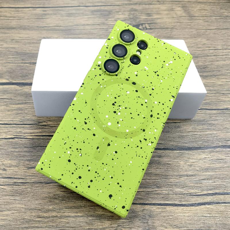 Luxury Silicone Case For Samsung Galaxy S26 S25 S24 S23 S22 S21 Ultra Plus S25Ultra S24Ultra A26 A16 A17 A55 A56 Magsafe Wireless Charge Full Cover
