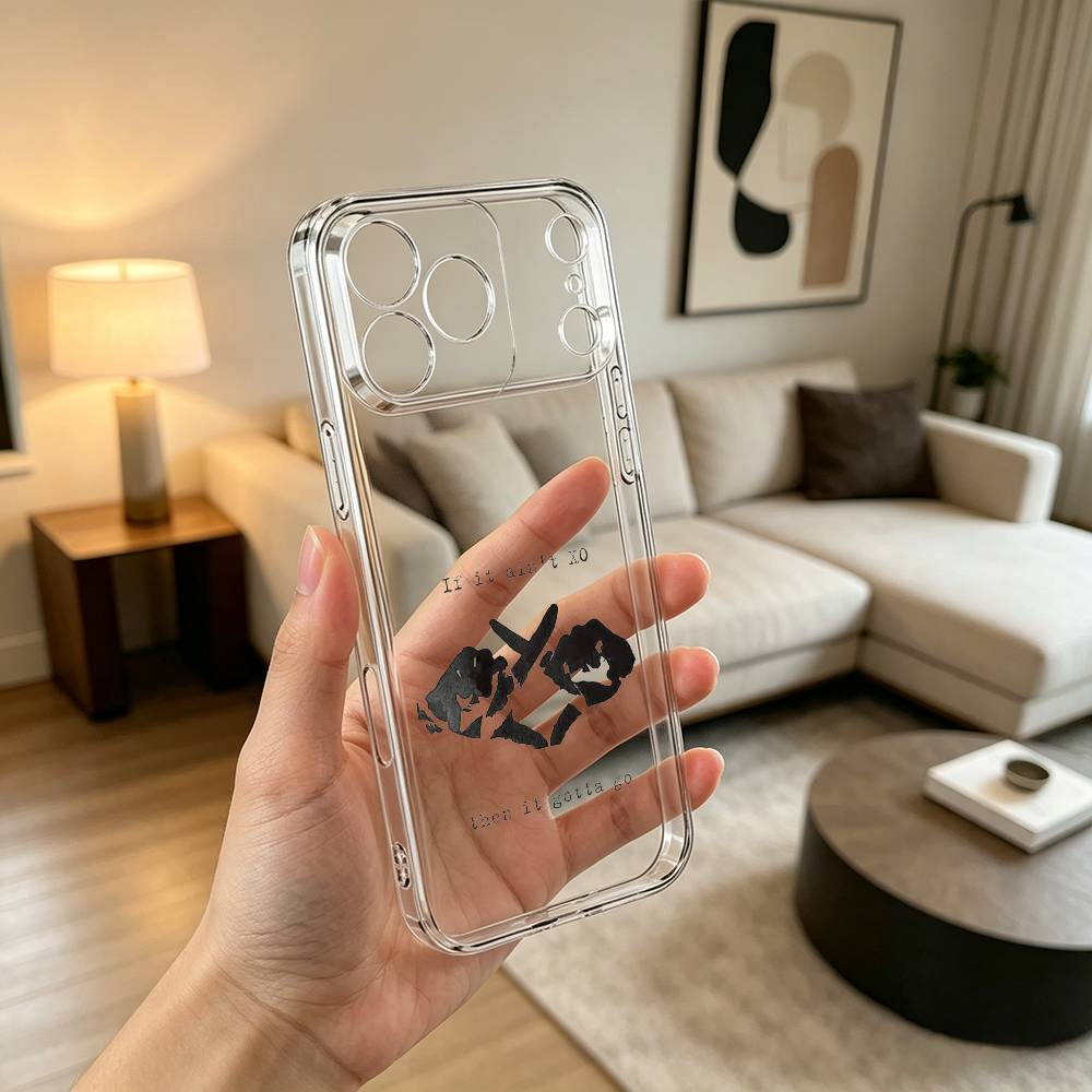 The W-Weeknd X-O  Phone Case For iPhone 17 16 15 14 13 12 11 Mini Pro Max Plus Transparent Cover