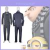 Kostium Cosplay Gru z filmu Minionki, wykonany z wygodnego, elastycznego materiału na imprezy Halloweenowe
