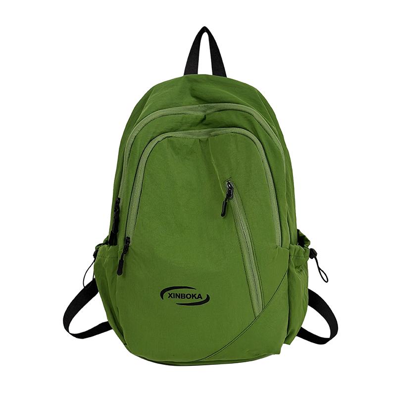 Large Capacity Backpack Men's Letter Print Schoolbag Women's Backpack