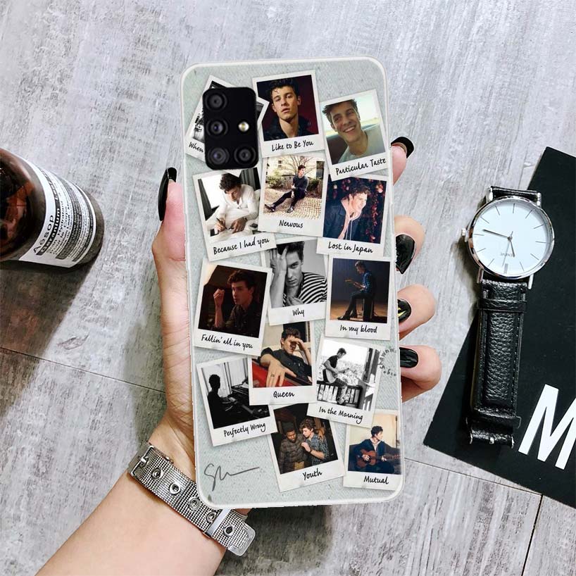 

Singer Shawn Mendes Magcon Phone Case For Samsung Galaxy A52 A32 A22 A12 A02S A50S A30S A51 A31 AA71 Note 20 Ultra 10 S10 Plus G Samsung A32 4G