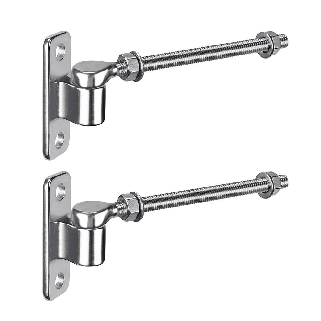 Steel Bolts Door Hinge Easy Install Gate Hinges Adjustable Bolt Hinges Heavy Duty Door Hinges for Various Doors & Gates