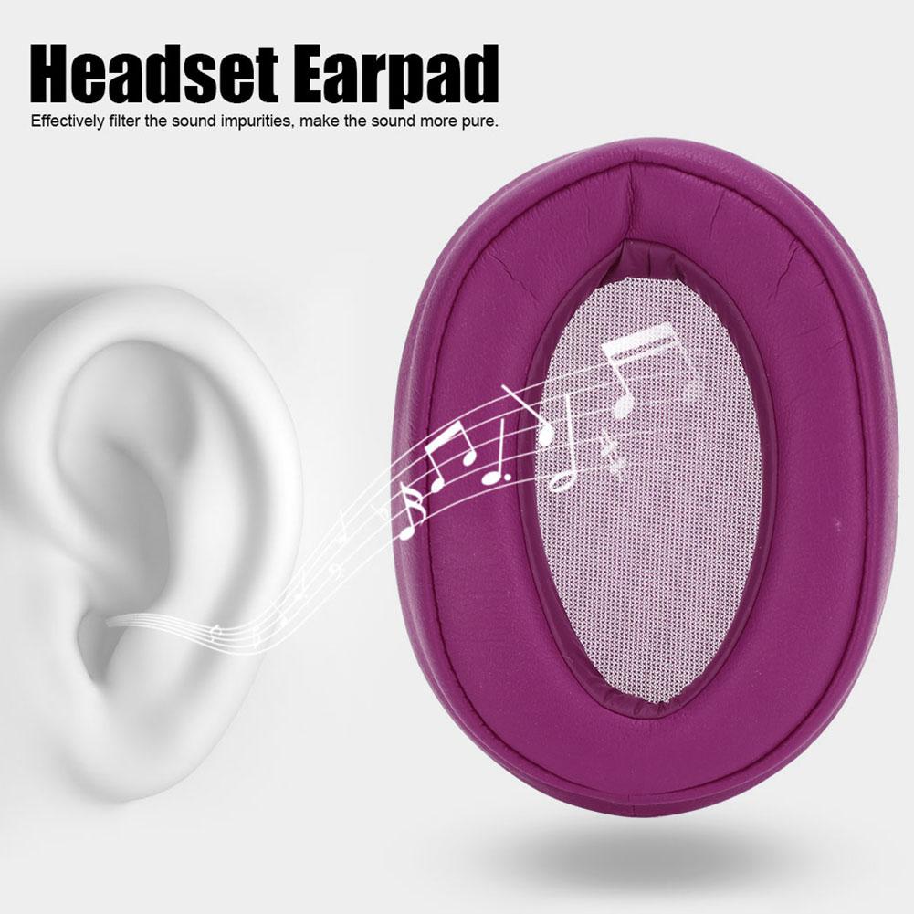 1 Paar Tragbares Protein-Kopfhörer-Headset Ersatz-Ohrpolster Zubehör für MDR-100ABN