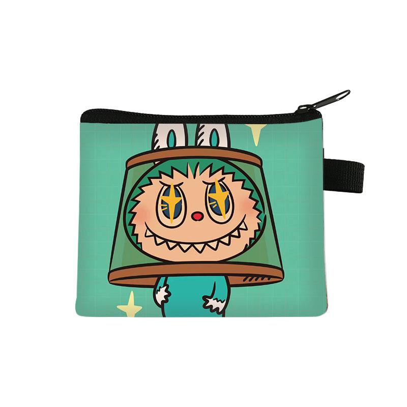 New Labubu Children's Coin Purse Student Cartoon Bag Trendy Mini Storage Bag