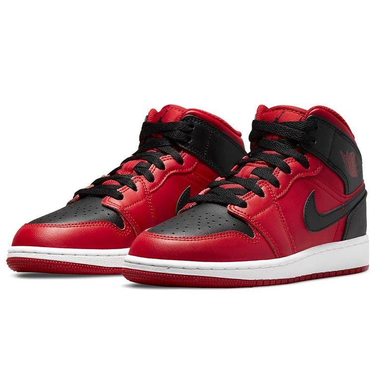 Air Jordan 1 Mid 'Reverse Bred' Men's 554724-660