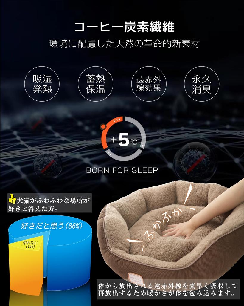 IMA HOME thermal Cat and dog space airgel x aluminum pet dog cat double odor and dust mite moisture absorption and heat double static electricity pet