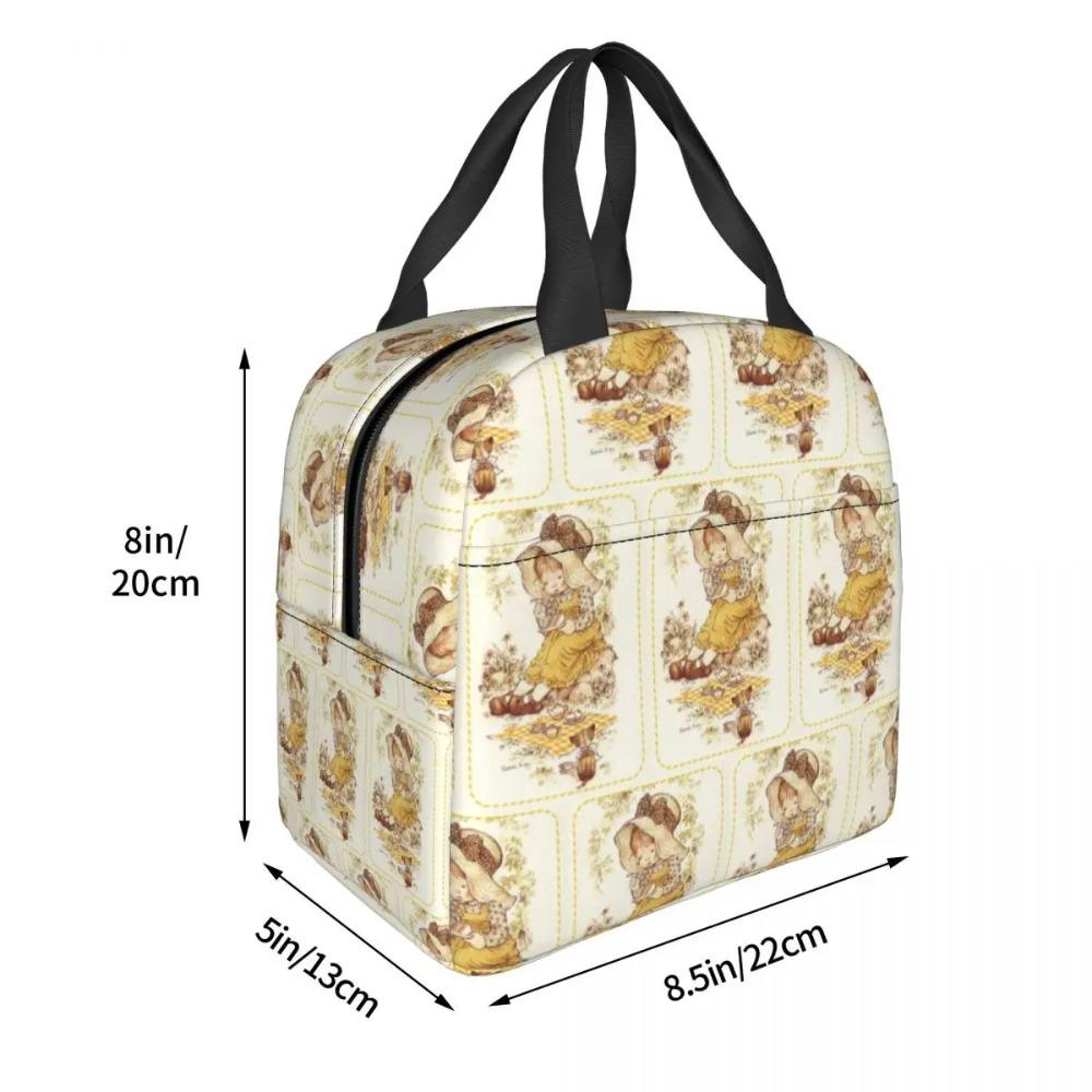 Sac à lunch isotherme Sarah Kay Swing Girl pour femmes, glacière de bureau, boîte alimentaire thermique, sac fourre-tout, boîtes à lunch portables, conteneur