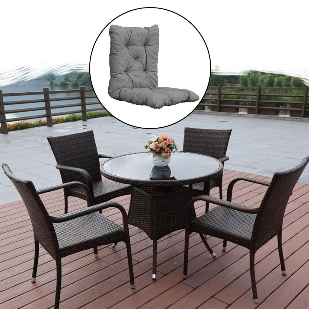 Gemütliches Outdoor-Schaukelstuhlkissen-Set