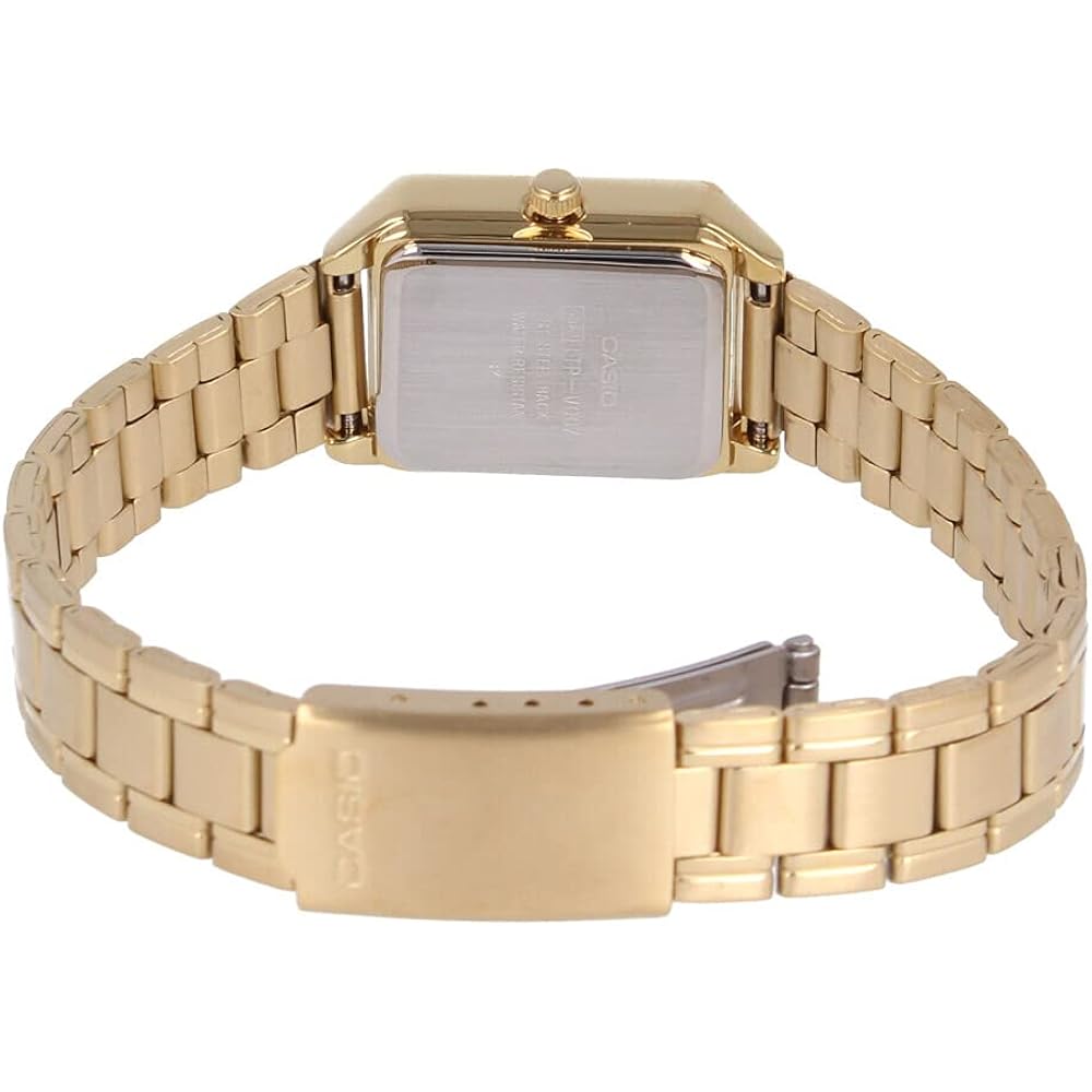 Casio Casio Casio Standard Watch Watch Women's Analog Square Square Metal Gold LTP-V007G-9B [Para...